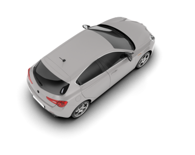 Gri arka planda modern lüks araba