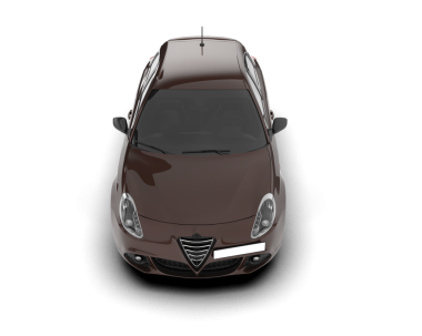 modern araba beyaz arkaplanda izole edildi