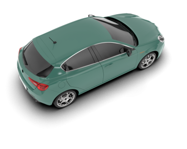 beyaz arkaplanda modern araba