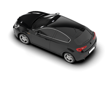 Araba manzaralı. Vektör illüstrasyonu