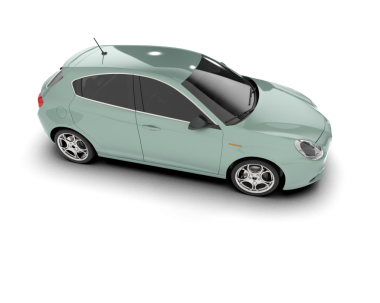 Modern araba, 3 boyutlu.