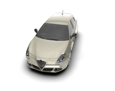 Gri bir arka plan üzerinde araç