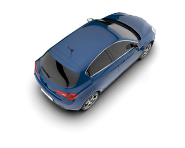 Stüdyo ortamında daha az genel bir konsept arabanın 3 boyutlu çizimi