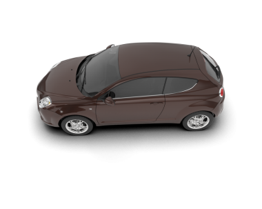 beyaz bir arka plan üzerinde modern klasik otomobil