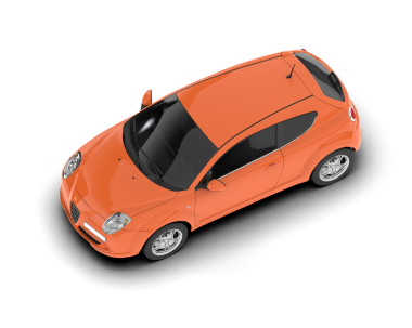 modern araba beyaz arka planda izole edildi. 3 boyutlu görüntüleme