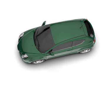 beyaz zemin üzerinde modern araba 3 d illüstrasyon