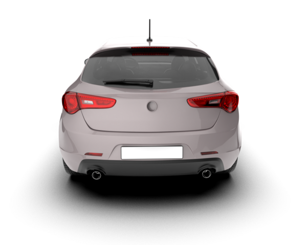 gerçekçi araba ön görünümü