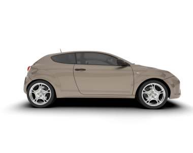 Modern araba beyazda izole edilmiş. vektör illüstrasyonu