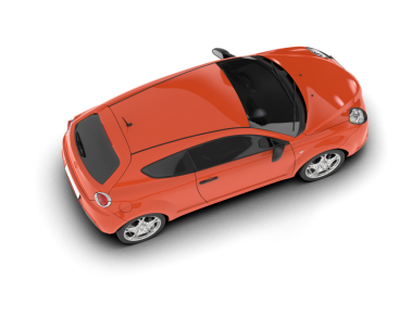 modern araba beyaz arkaplanda izole edildi