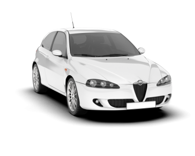 Araba beyaz zemin üzerine