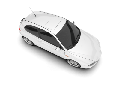 Araba vektör çizimi. beyaz arkaplanda izole