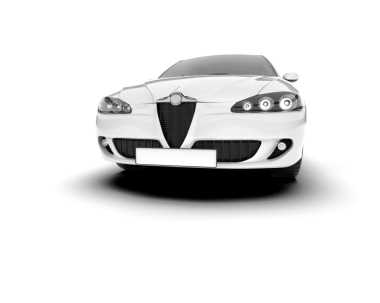 Lüks araba. 3d oluşturma