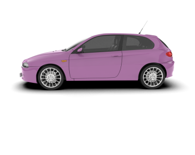 modern pembe spor araba