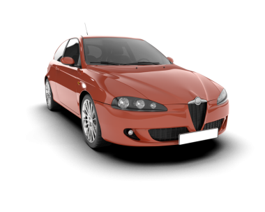 kırmızı arabanın gerçekçi 3 boyutlu çizimi