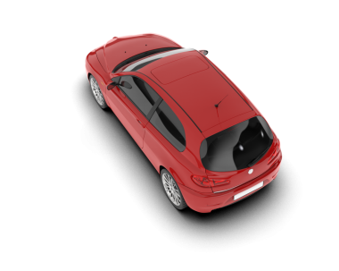 Araç 3 d görüntü izole edildi.