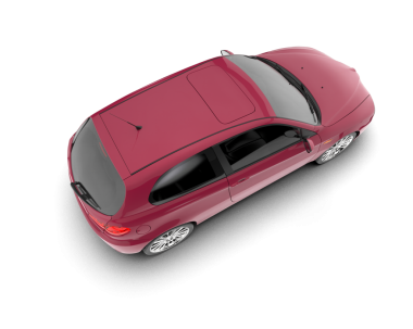 modern kırmızı sedan beyaz üzerinde izole