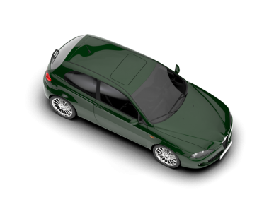 araba beyazda izole edildi