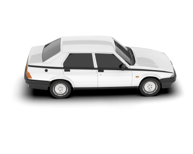 araba izole vektör illüstrasyonu, ön görünüm