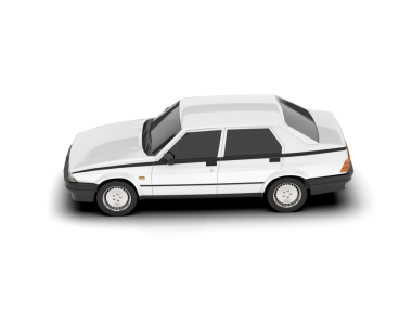 Modern klasik araba. düz biçim