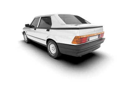 Klasik beyaz klasik araba.