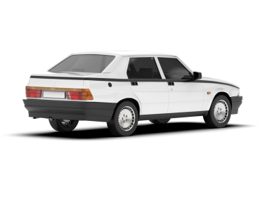 beyaz arka planda izole edilmiş beyaz klasik araba.