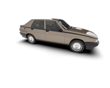 modern klasik araba beyaz arkaplanda izole.