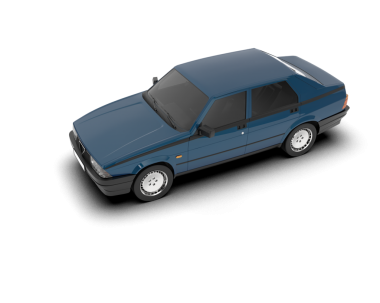 Gerçekçi bir araba. Vektör çizimi. araba yan görünümü.