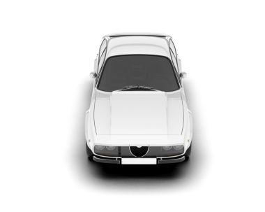 araba beyazda izole edildi