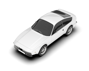 araba beyaz arkaplanda izole edildi