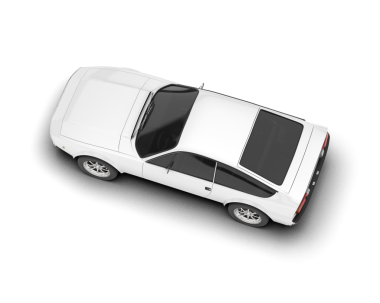 modern araba beyaz arka planda izole edildi. 3 boyutlu görüntüleme