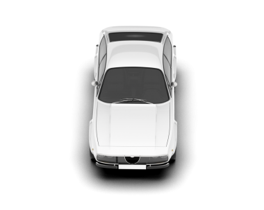 Siyah arka planda beyaz lüks araba.