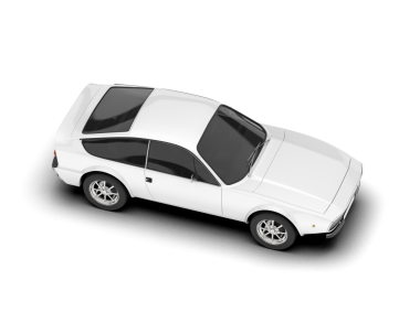 modern araba beyaz arkaplanda izole edildi