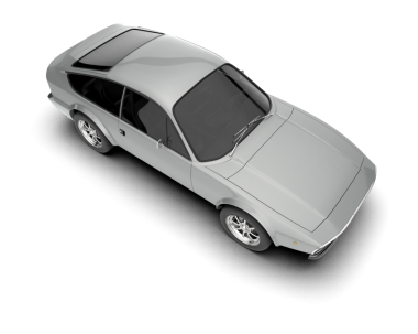 Modern spor sedan araba