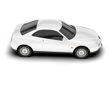 Beyaz arkaplandaki araba