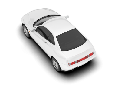 modern araba beyaz arka planda izole edildi. 3 boyutlu görüntüleme