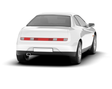 Araba modern araç. Vektör çizimi. beyaz üzerine izole