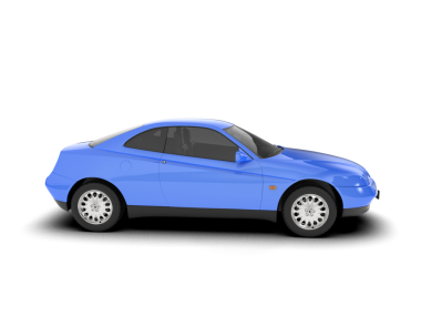 Modern araba. beyaz arkaplanda izole edilmiş