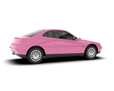 modern araba beyaz arka planda izole edildi. 3 boyutlu görüntüleme