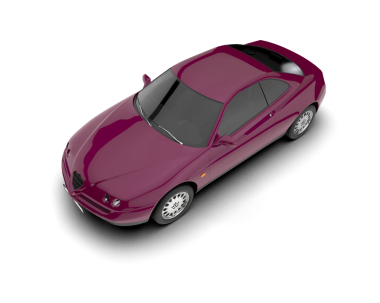 Araba beyaz arka planda izole edilmiş. 3d oluşturma.