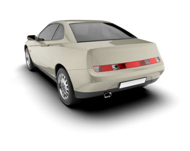 Gri arka planda izole edilmiş modern lüks araba. yüksek - kalite 3d illüstrasyon