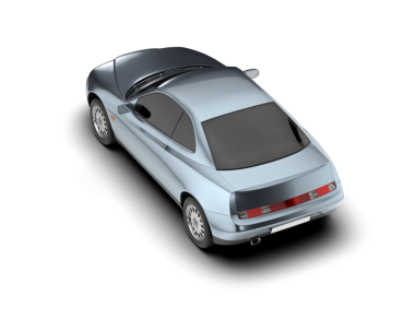 araba gri arkaplanda izole edildi