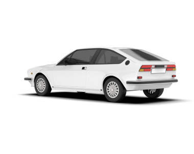 Gri arka planda beyaz araba.