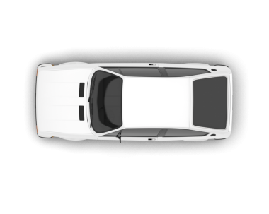 Gri arka planda araba üstü görüntüsü. 3d oluşturma