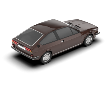 gerçekçi 3 boyutlu araba çizimi