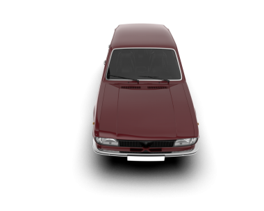 modern araba beyaz üzerine izole