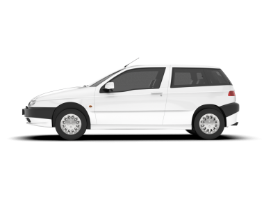 modern şehir arabası beyaz arka planda izole edildi