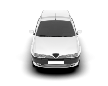 araba beyaz arkaplanda izole edildi