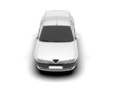 beyaz arkaplanda modern araba.