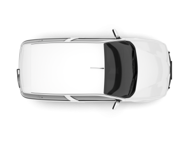 Araba beyaz arka planda izole edilmiş. Vektör çizimi