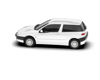 araba beyazda izole edildi